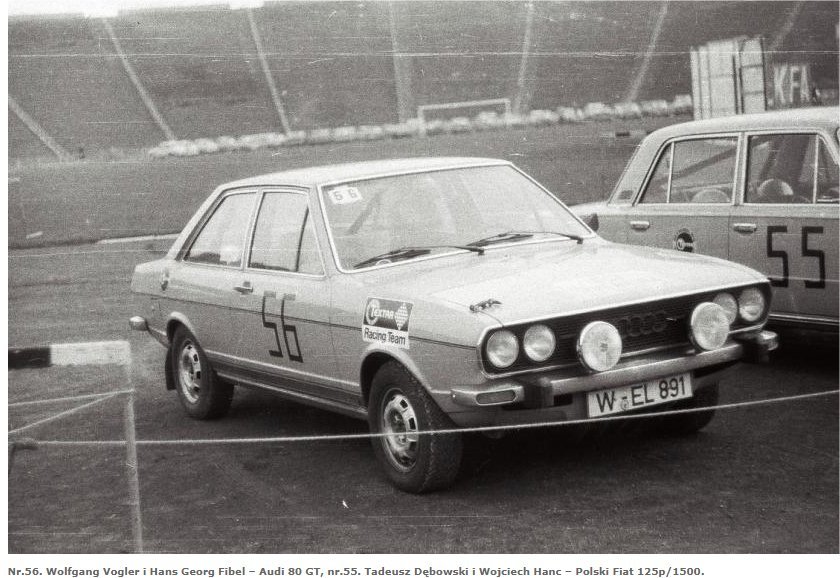 Rajd Warszawski 1974 rok Audi 80 - d.jpg